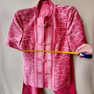 Beautiful hand-made Thai silk pant suit